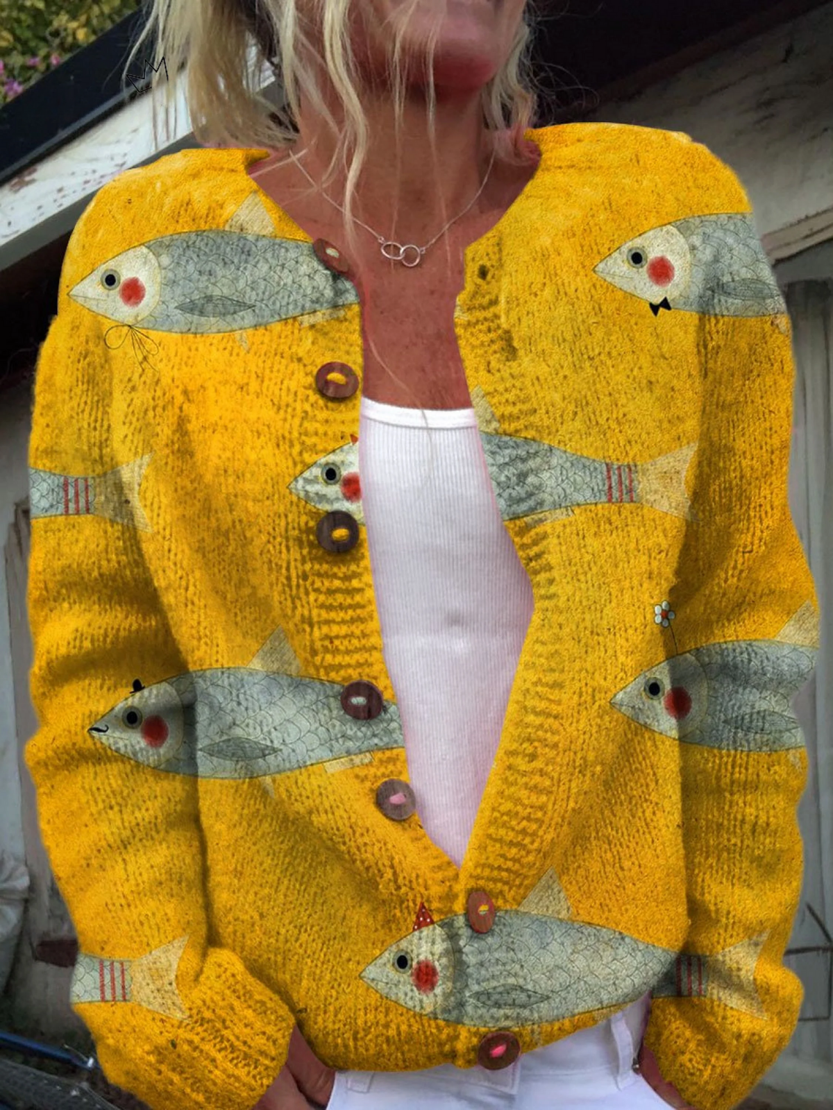 Donna | Vintage Knit Cardigan Sweater