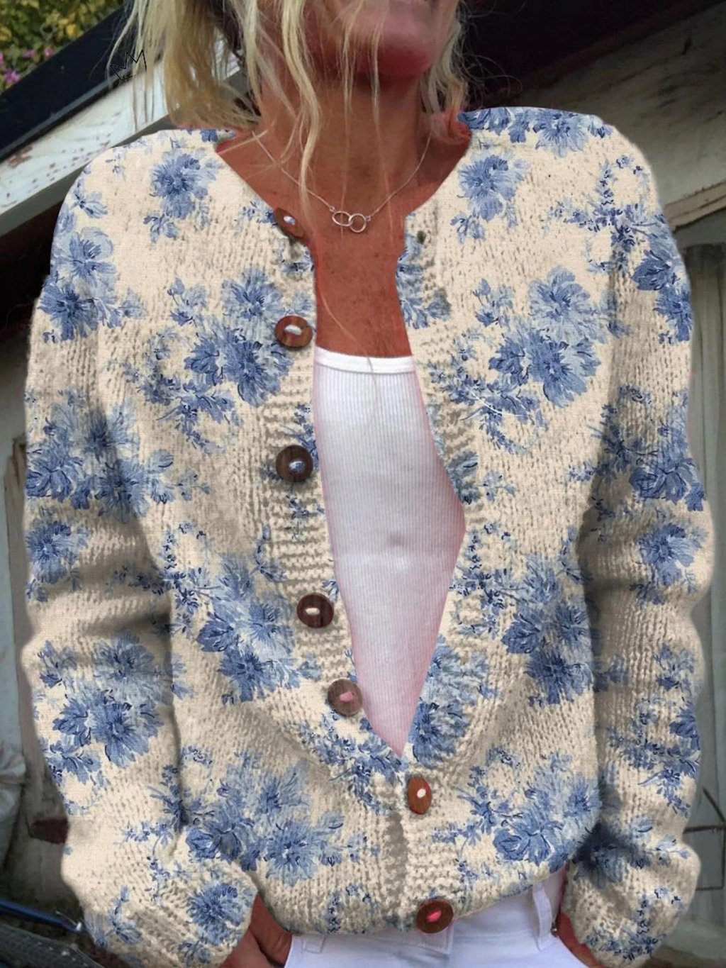 Cynthia | Vintage Knit Cardigan Sweater