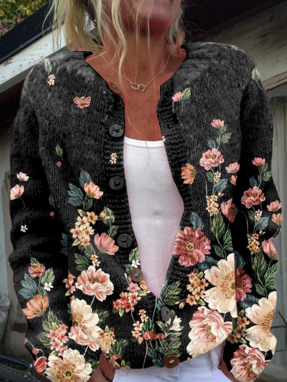 Susan | Vintage Floral Cardigan