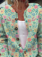 Marilyn | Women's Vintage Floral Cardigan