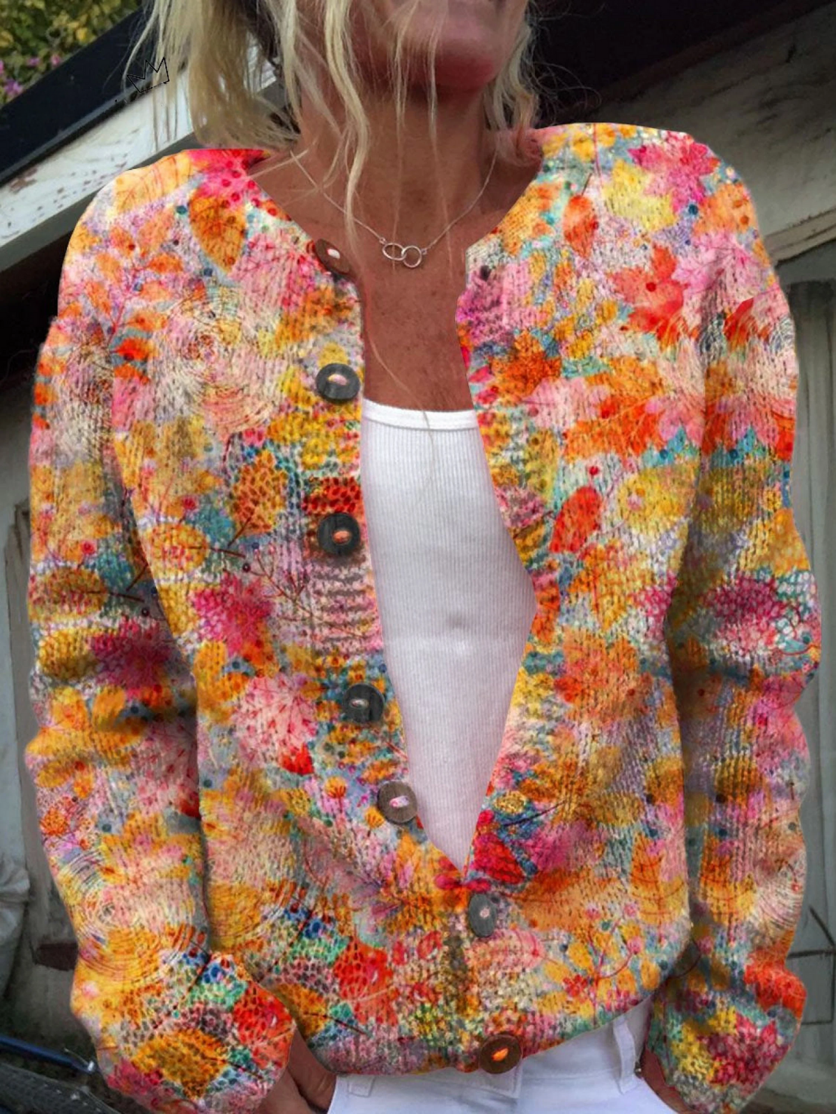 Karen | Vintage Knit Cardigan Sweater