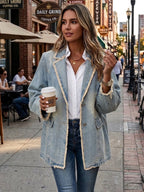 Karen | Vintage-Style Oversized Blazer with Raw Edges